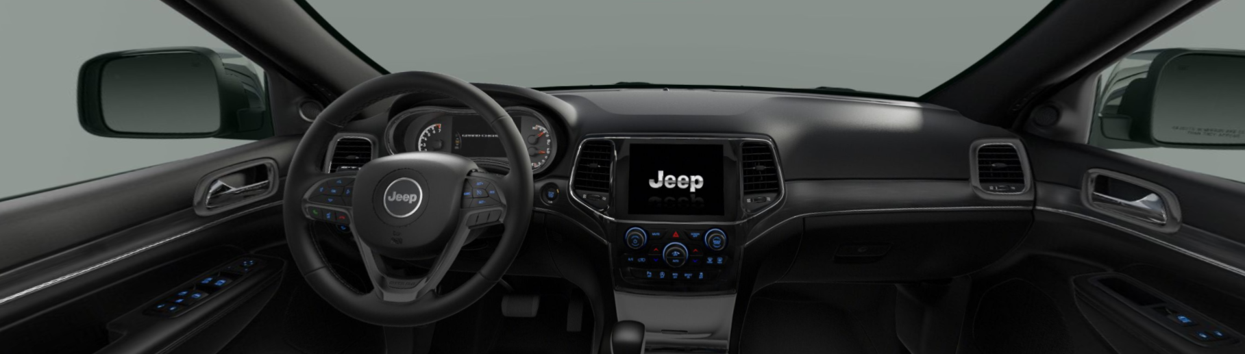 2020 Jeep Grand Cherokee Limited Front View Interior Dash Picture